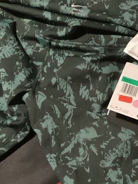 Nike Dri-FIT Printed Training Top - Teal & Dark Green